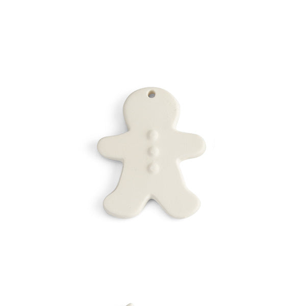 Flat Gingerbread Man Ornament