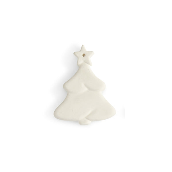 Flat Christmas Tree Ornament