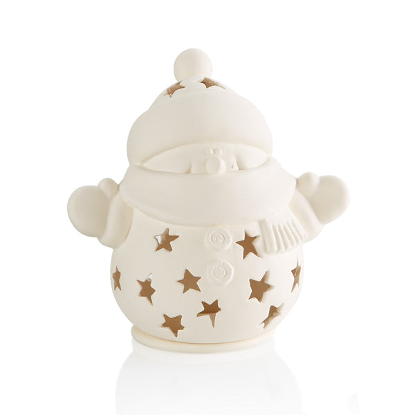 Snuggles The Snowman Lantern