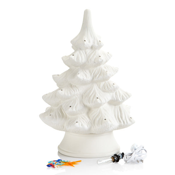 Large Vintage Christmas Tree Light Up and Bulb Kit  17”
