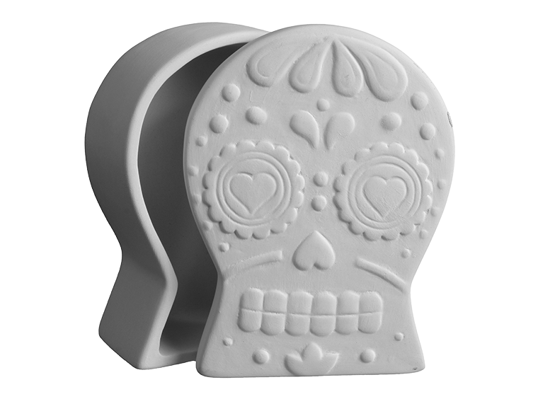 Day of the Dead Skull Box sugar skull